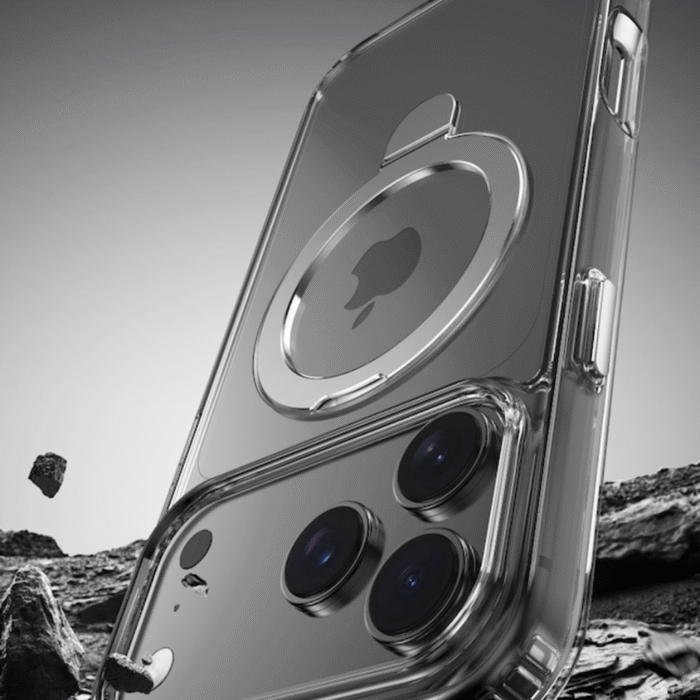 DEVIA iPhone17 Pro Max Clean Series Magnetic Shockproof Stand Case - Image 3