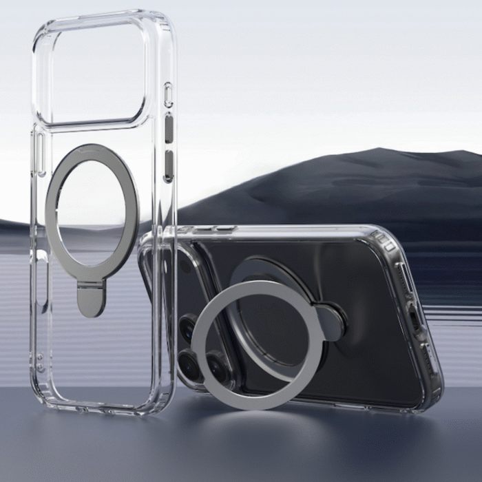 DEVIA iPhone17 Pro Max Clean Series Magnetic Shockproof Stand Case - Image 6