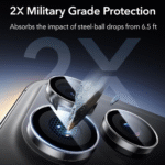 DEVIA CAMERA PROTECTOR IPHONE 17 PRO / PRO MAX TRANSPARENT - Image 3