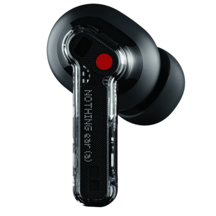 Nothing Ear (a), True Wireless Earphones, ChatGPT Integrated, Dynamic Bass Boost, Hi-Res With Hybrid ANC Noise Cancellation Upto 45dB Black - Image 3