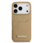 Karl Lagerfeld iPhone 17 Pro Max PU case brown