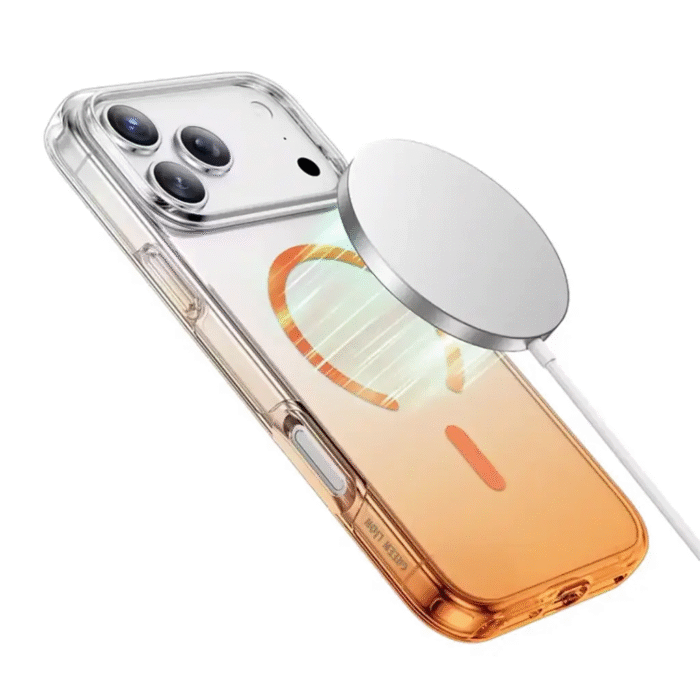 Green Lion Gradient MagSafe Orange Case For iPhone 17 Pro Max - Image 2