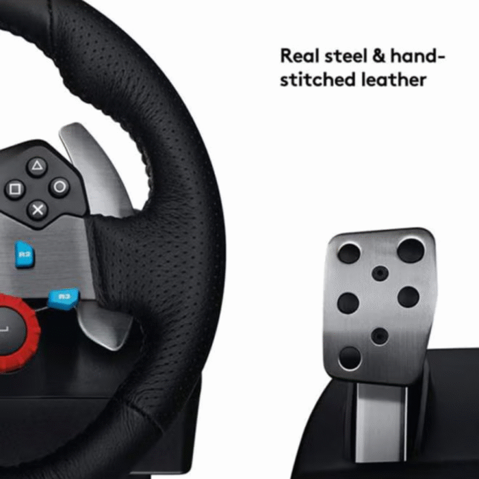 G29 Driving Force Racing Wheel and Floor Pedals for PS5, PS4,PS3 And PC - Black - Image 7