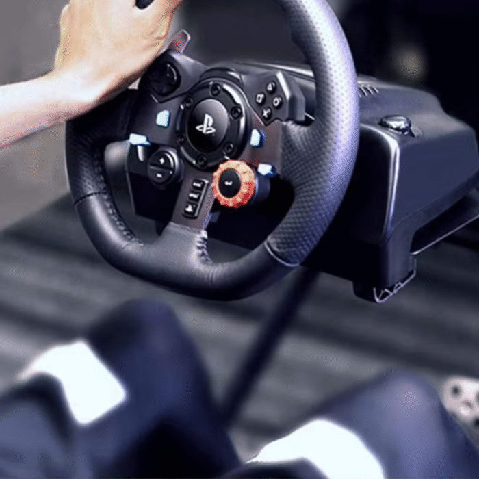 G29 Driving Force Racing Wheel and Floor Pedals for PS5, PS4,PS3 And PC - Black - Image 10