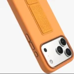 Levelo Morphix Silicone GripStand Case for iPhone 17 Pro Max Orange - Image 3