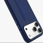 Levelo Morphix Silicone GripStand Case for iPhone 17 Pro Max Dark Blue - Image 3