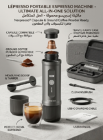 Lepresso Portable Espresso Maker 2-in-1 Gray - Image 2