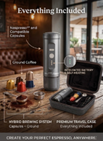 Lepresso Portable Espresso Maker 2-in-1 Gray - Image 3