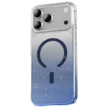 Green Lion Glitter MagSafe Case for iPhone 17 Pro Max Blue