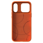 Kajsa Briquette Collection - Rhombus Back Case for iPhone 17 Pro Max Orange - Image 2