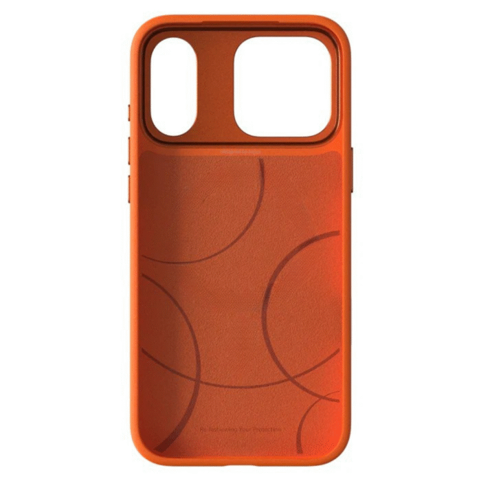 Kajsa Briquette Collection - Rhombus Back Case for iPhone 17 Pro Max Orange - Image 2