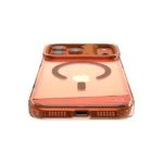 Kajsa Trans-Shield Collection - Aluminium Back Case for iPhone 17 pro max (MagSafe Compatible) Orange - Image 7