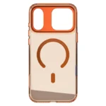 Kajsa Trans-Shield Collection - Aluminium Back Case for iPhone 17 pro max (MagSafe Compatible) Orange - Image 8