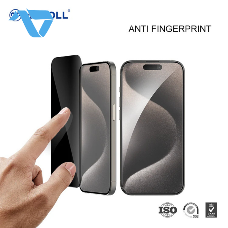 Mocoll Full Cover Tempered Glass Screen Protector With Dust Filter for iPhone 17 Pro Max/16 Pro Max – Clear