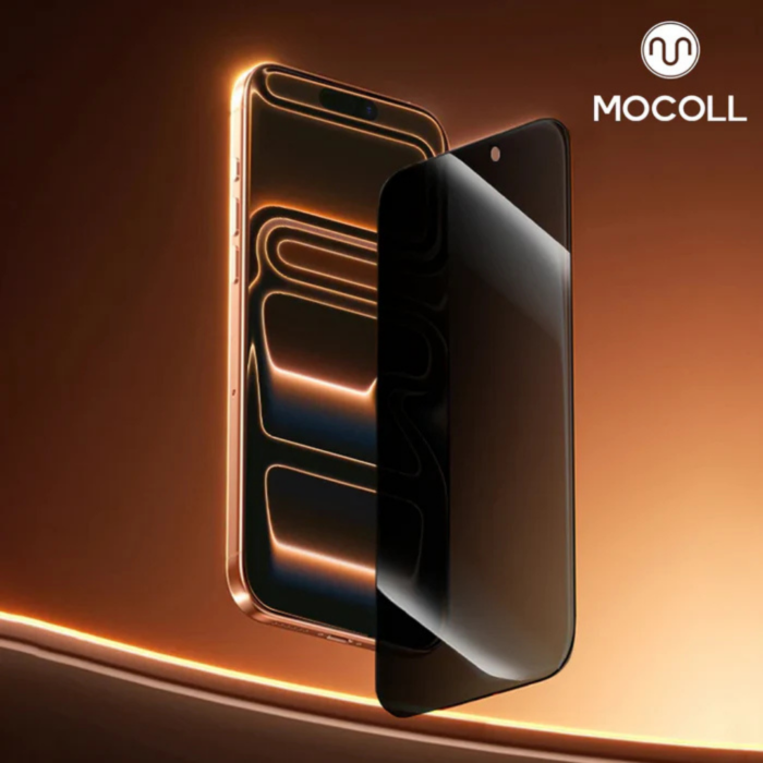 Mocoll Full Cover Tempered Glass Screen Protector For iPhone 17 Pro - Privacy - Image 3