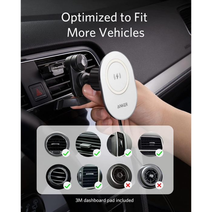 Anker A2931 PowerWave Magnetic Car Charging Mount (Etisal) - Image 5