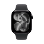 Apple Watch Series 11 GPS 46mm Jet Black Aluminium Case With Black Sport Band - Image 2