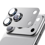 Green ECO Ultra Clear Camera Lens Protector for iPhone 17 Pro Max - Silver