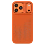 Kajsa Splendid Series Collection - Circle Back Case for iPhone 17 Pro Max (MagSafe Compatible) Orange Plus