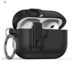 Airpods Pro 3  Protective MagSafe Compaitble Case with Auto Open Lock for Apple AirPods Pro 3 - Black