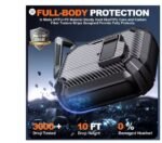 Carbon Fiber With Holder Headphone Case For AirPods Pro 3 Wireless Charge Box Fashion Earphone Protector Black - Image 5