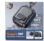 Carbon Fiber With Holder Headphone Case For AirPods Pro 3 Wireless Charge Box Fashion Earphone Protector Gray - Image 5