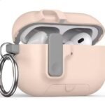 Airpods Pro 3  Protective MagSafe Compaitble Case with Auto Open Lock for Apple AirPods Pro 3 - Pink