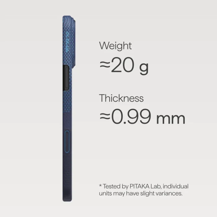 PITAKA Ultra-Slim Case, MagSafe Compatible for iPhone 17 Pro Max - Over The Horizon - Image 6