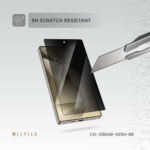 Levelo 2.5D Silk Print High Silicon Aluminum Glass AR Screen Protector for S25 Ultra - Privacy - Image 2