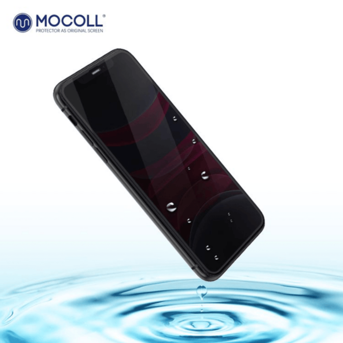 Mocoll Full Cover Tempered Glass Screen Protector With Dust Filter for iPhone 13 Pro Max/14 Max - Privacy - Image 4
