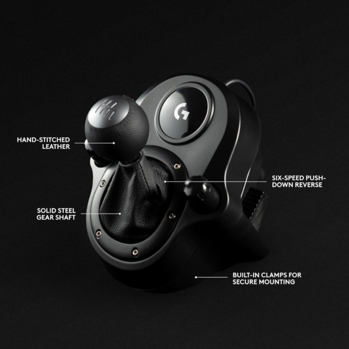 Logitech G Driving Force Shifter – Compatible with G29, G920 & G923 Racing Wheels for-PlayStation-5-Playstation-4-Xbox-Series X|S-Xbox-One, and-PC - Image 3