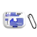 SpigZero One TPU Transparent Case for Airpods Pro 3 Blue