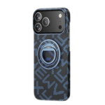 REMAX - RMC-10 + Stand for iPhone 17 Pro Max Case Zhiyu Exclusive Series - Blue