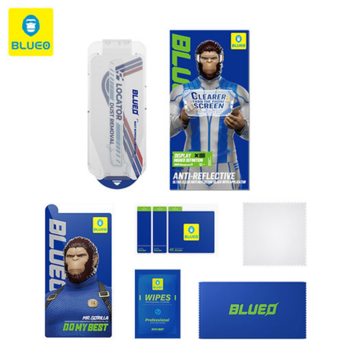 Blueo HD Ultra Clear Anti-Reflective Tempered Glass With Applicator for iPhone Air - Image 5