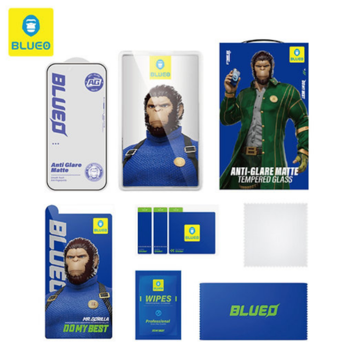 Blueo Antiglare Matte Tempered Glass for iPhone 16 pro max/17 pro max - Image 4