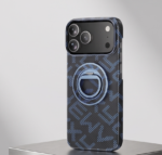 REMAX - RMC-10 + Stand for iPhone 17 Pro Max Case Zhiyu Exclusive Series - Blue - Image 5