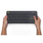 Logitech Wireless Touch Keyboard K400 Plus - Black - Image 4