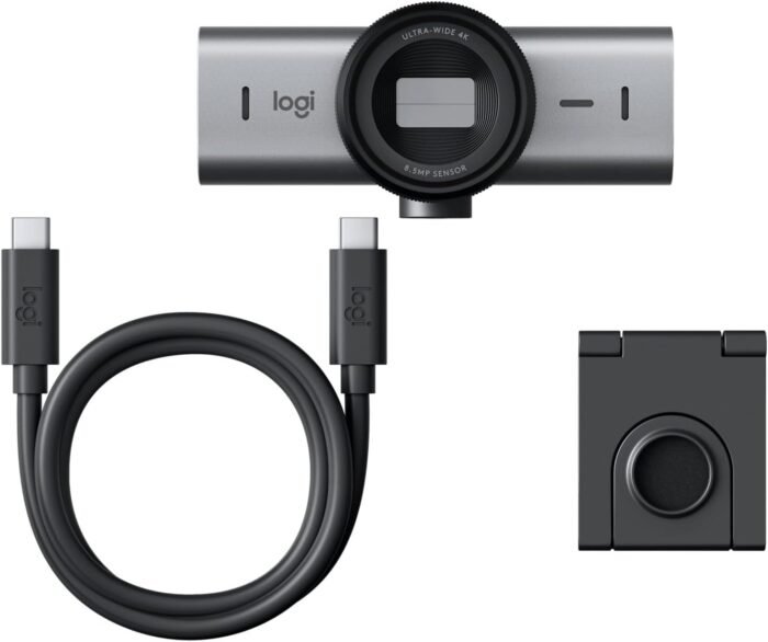 Logitech MX BRIO 4K Ultra HD Webcam - Graphite (2 Years Warranty) - Image 2