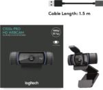 Logitech C920 S Pro HD Webcam With Full HD 1080p Video Calls With Privacy Shutter (2 Years Warranty) - Image 7