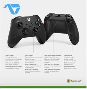 Xbox Wireless Controller - Carbon Black - الصورة 5