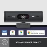 Logitech BRIO 500 Full HD 1080p Webcam With Auto Light Correction, Show Mode, Dual Noise Reduction Mics, Webcam Privacy Cover and USB-C Connectivity - Graphite (2 Years Warranty) - Image 7