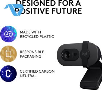 Logitech BRIO 100 Full HD Webcam - Graphite (2 Years Warranty) - Image 8
