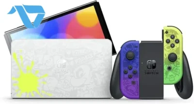 ⁦Nintendo Switch OLED Splatoon Edition⁩ - الصورة ⁦2⁩