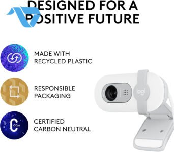 Logitech BRIO-100 Full HD Webcam - Off White (2 Years Warranty) - Image 11