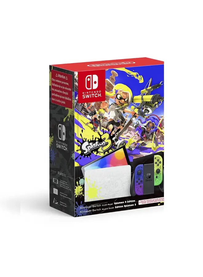 Nintendo Switch – OLED splaton1 Nintendo Switch OLED Splatoon Edition - Image 1