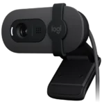 Logitech BRIO 100 Full HD 1080p Webcam With Auto-Light Balance, Integrated Privacy Shutter, and Built-In Mic - Graphite (2 Years Warranty)