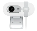 Logitech BRIO 100 Full HD 1080p Webcam With Auto-Light Balance, Integrated Privacy Shutter, and Built-In Mic - Off White (2 Years Warranty) - Image 2