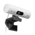 Logitech BRIO 500 Full HD 1080p Webcam With Auto Light Correction, Show Mode, Dual Noise Reduction Mics, Webcam Privacy Cover and USB-C Connectivity - Off White (2 Years Warranty)