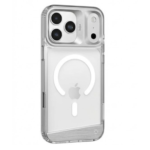 Kajsa Trans-Shield Collection - Aluminium Back Case for iPhone 17 pro max (MagSafe Compatible) Silver - Image 2