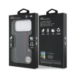 BMW MagSafe Kevlar Case With Printed Tricolor & Metal Logos For iPhone 17 Pro Max - Image 8